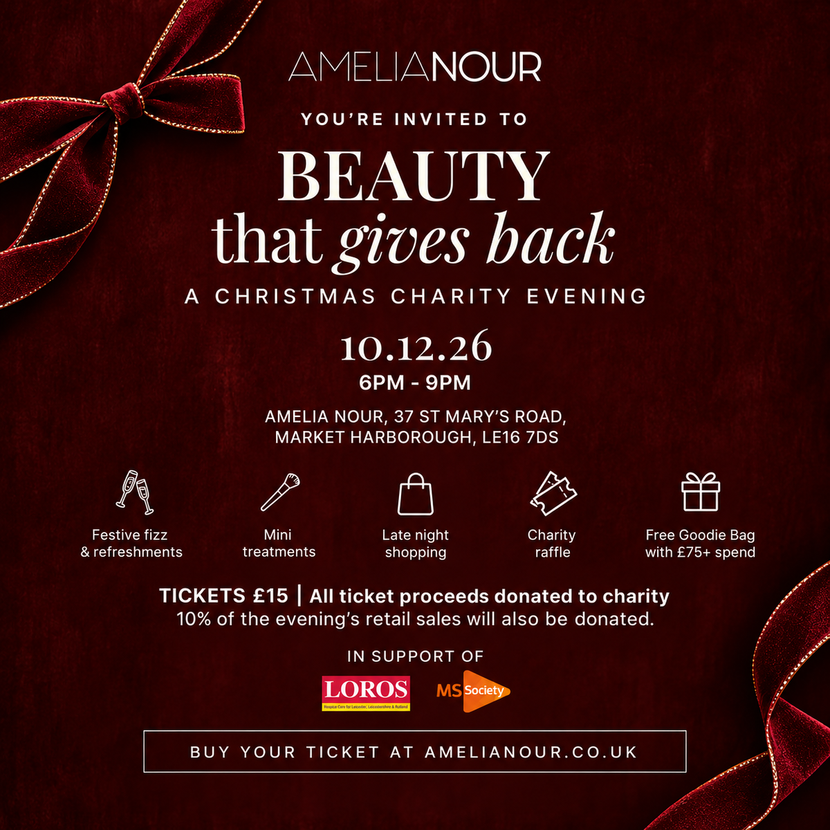 Beauty That Gives Back | A Christmas Charity Evening