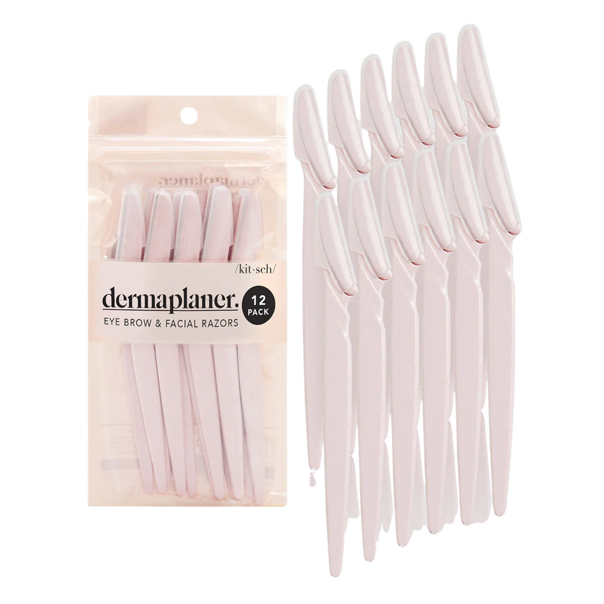 Recycled Plastic Dermaplaners 12pc Set -Terracotta