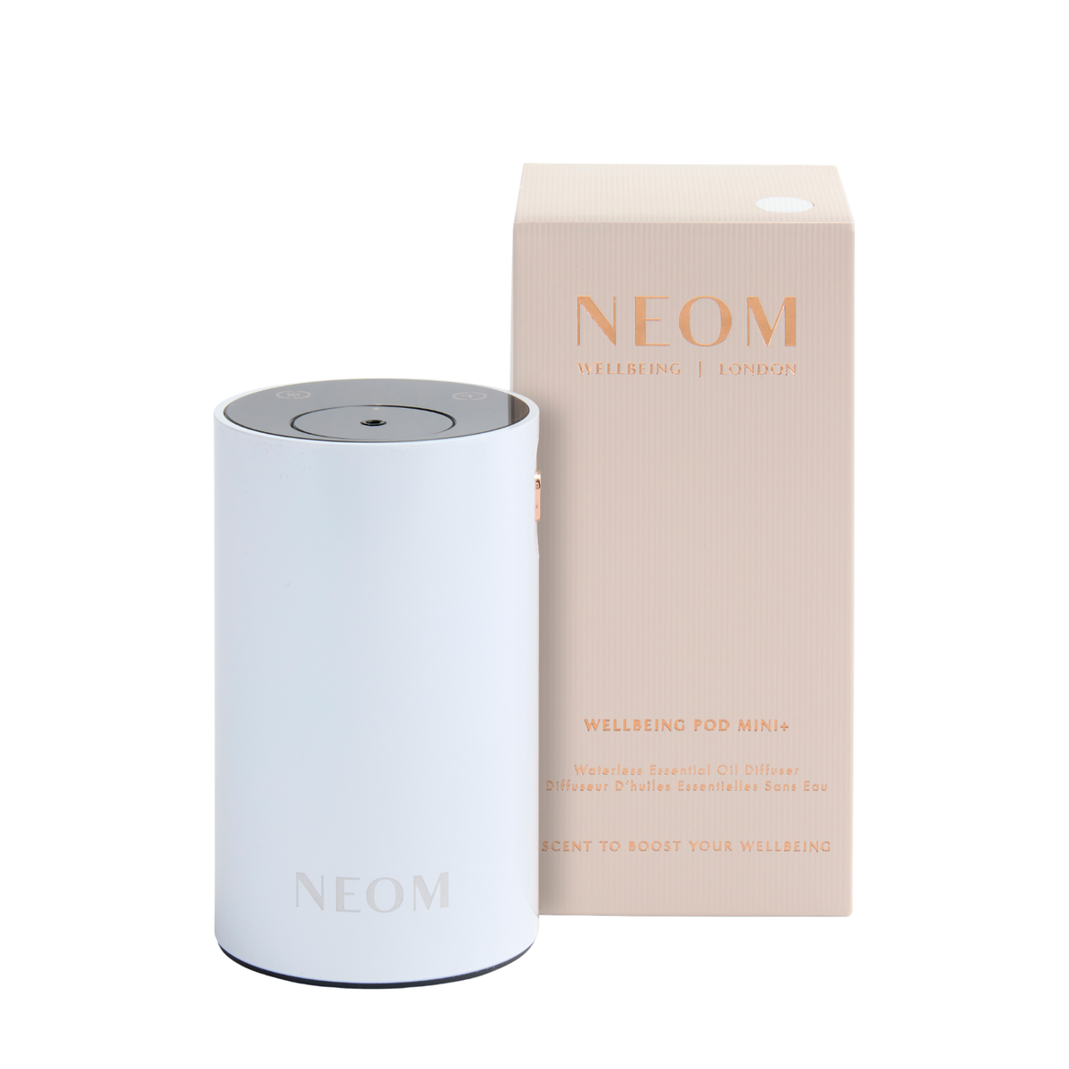 Wellbeing Pod Mini+ Waterless Essential Oil Diffuser (White)