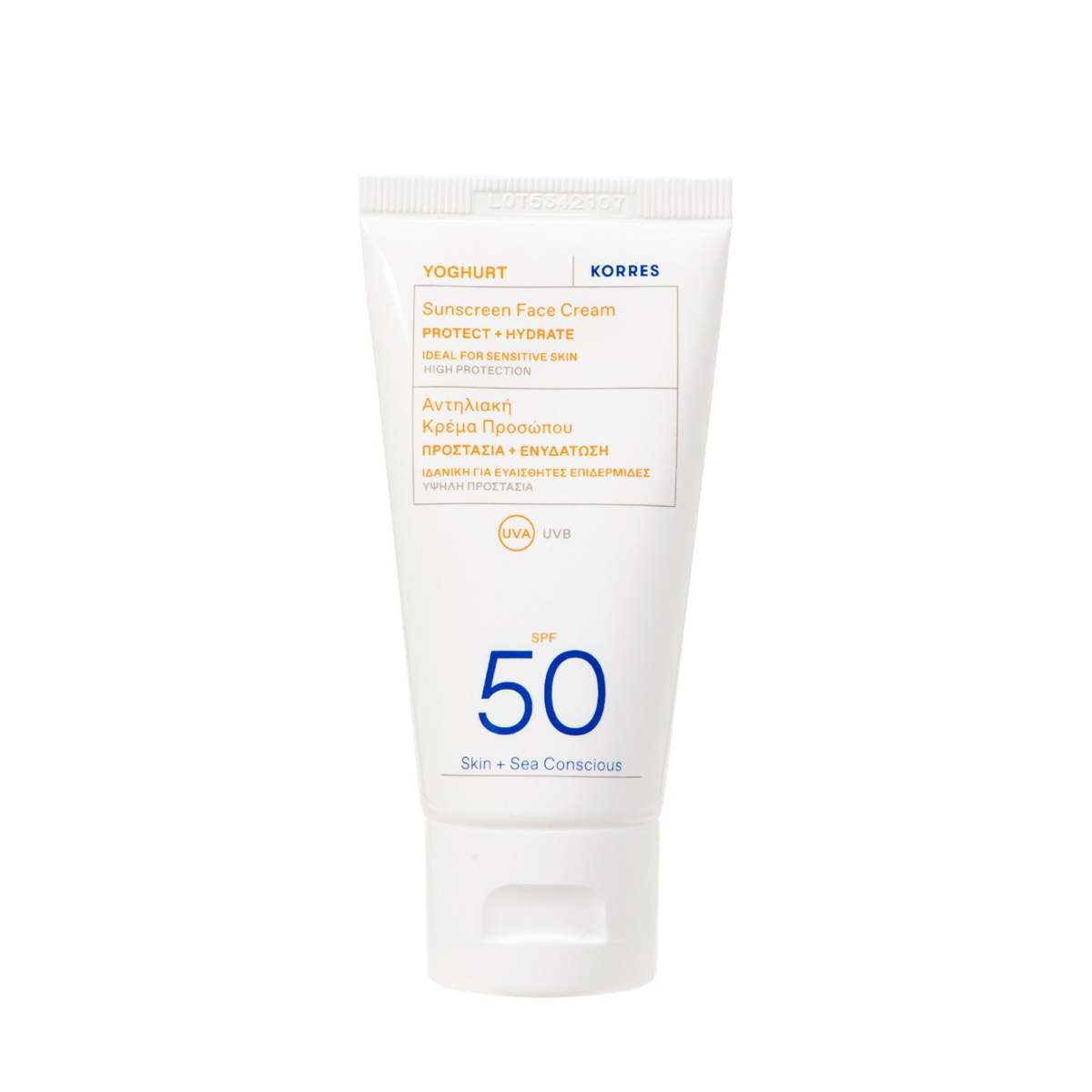 Yoghurt Sunscreen Face Cream SPF50