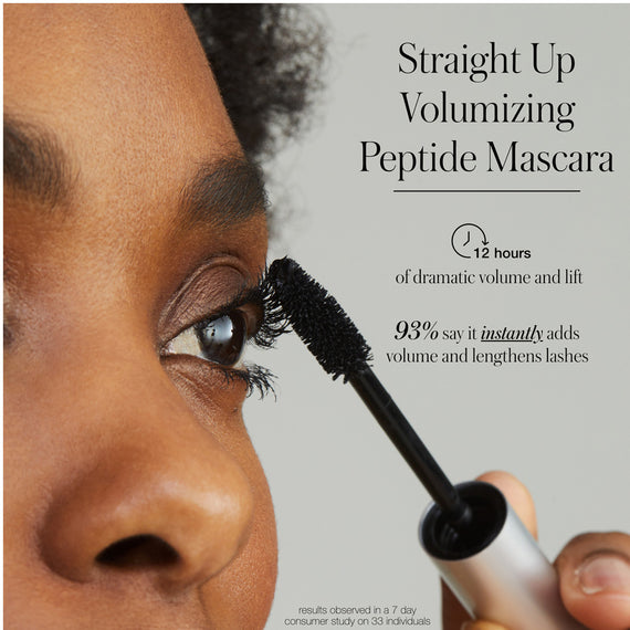 Straight Up™ Volumizing Peptide Mascara (Various Sizes)
