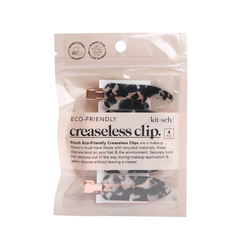 Creaseless Clips 4 Piece Set - Black Terrazzo