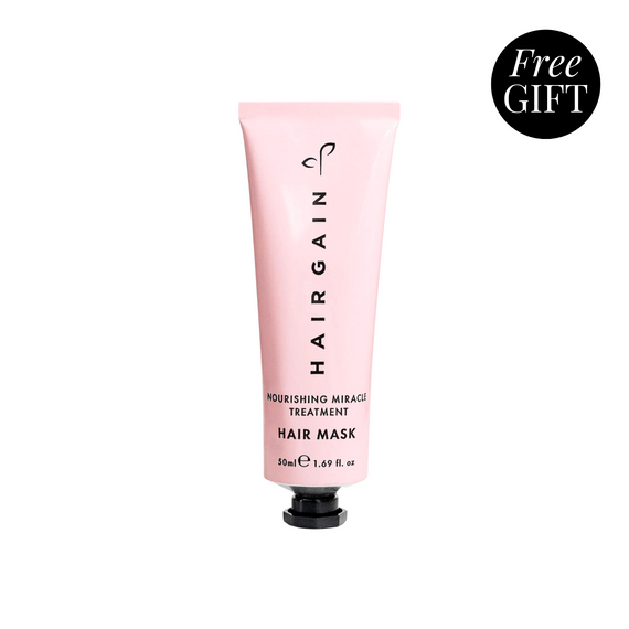 FREE Travel-Size Hair Gain Hair Mask (Worth £15) with £30+ Hair Gain Spend