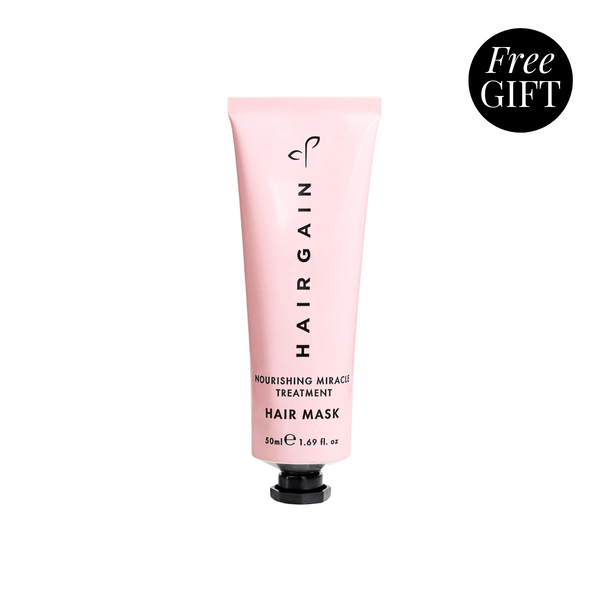 FREE Travel-Size Hair Gain Hair Mask (Worth £15) with £30+ Hair Gain Spend