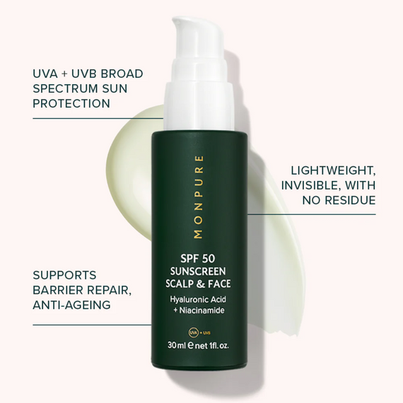 SPF 50 Sunscreen Scalp & Face