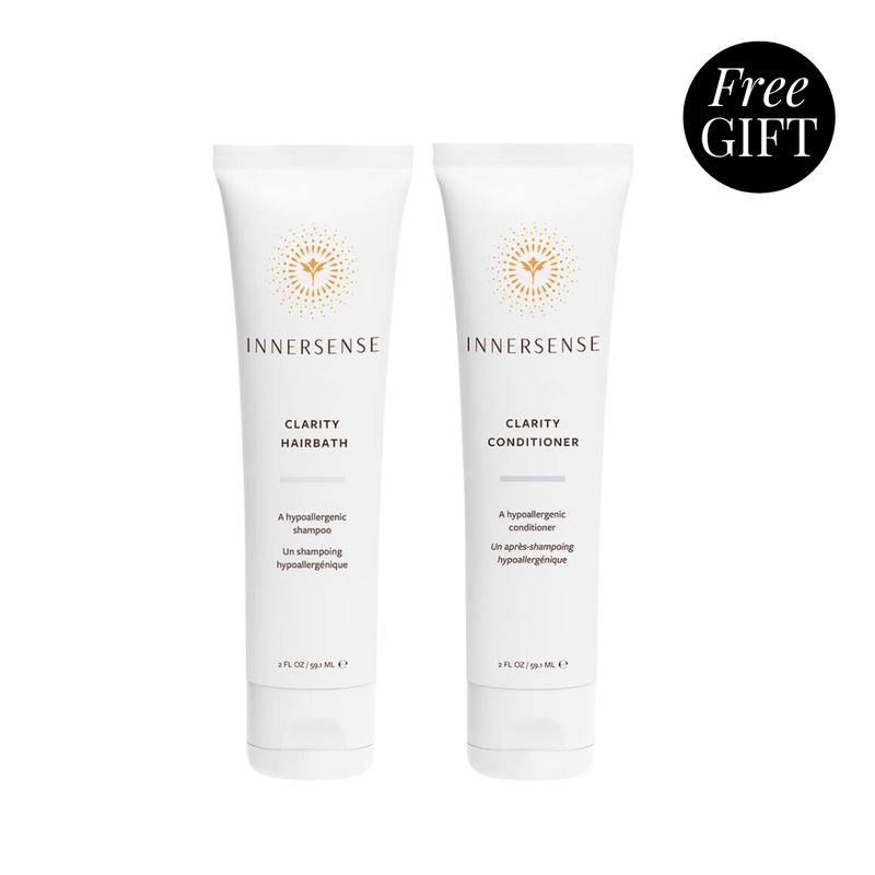 Free Mini Clarity Hairbath and Conditioner when you spend £75+ on Innersense