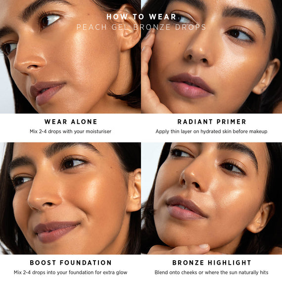 Peach Gel Bronzing Drops