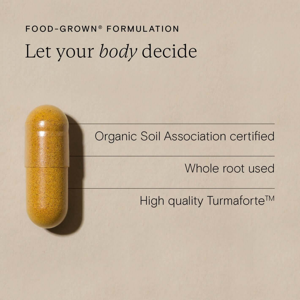 Food-Grown Organic Turmaforte™ Turmeric
