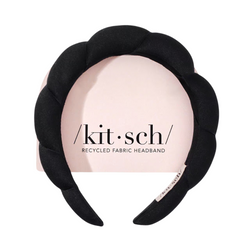 Recycled Fabric Cloud Headband (Black)