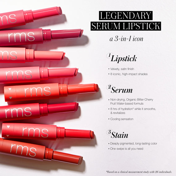 Legendary Serum Lipstick (Various Shades)