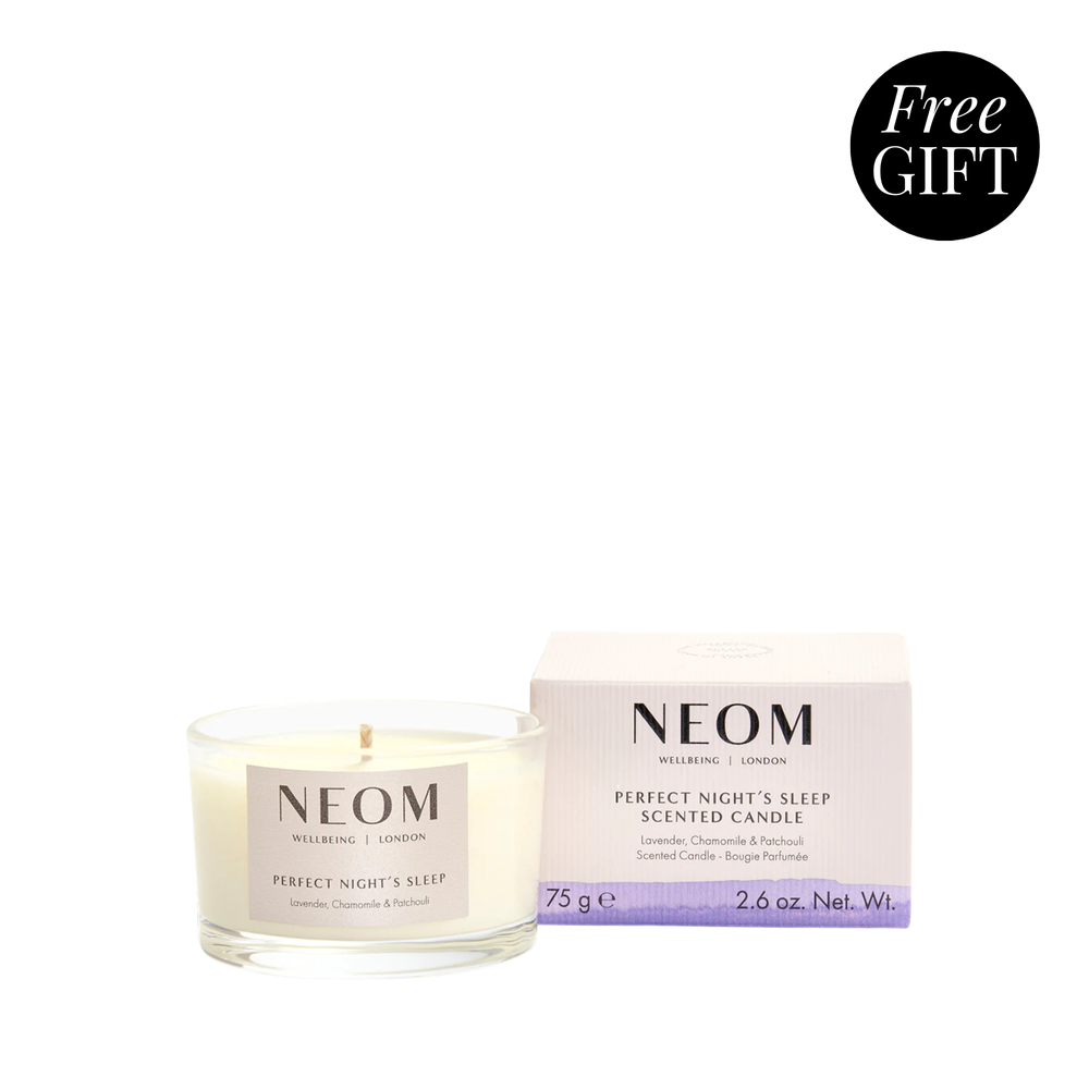 FREE Perfect Night's Sleep Travel Size Candle (Worth £20) with £50+ Neom Wellbeing Spend