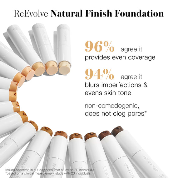 ReEvolve Natural Finish Liquid Foundation (Various Shades)