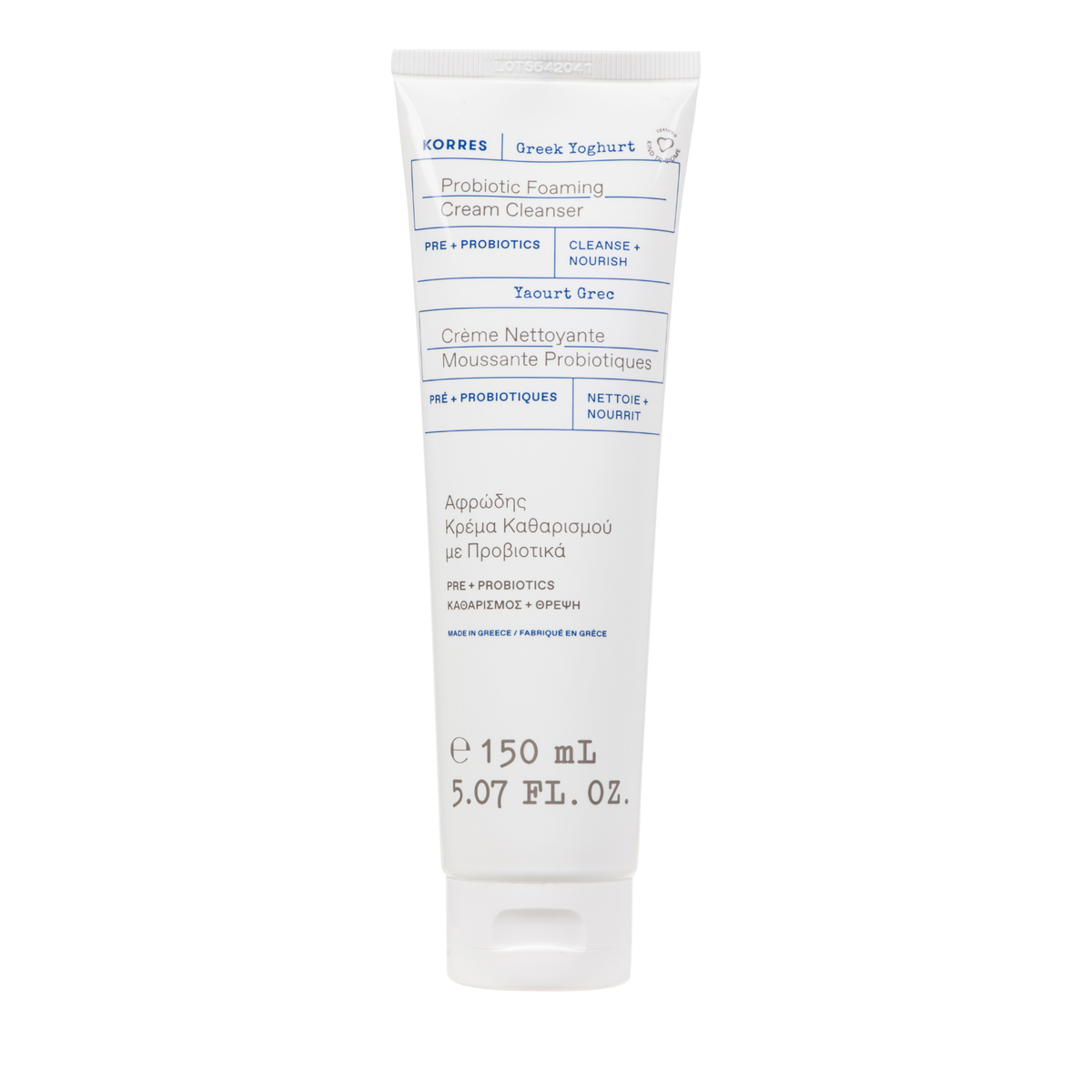 Greek Yoghurt Probiotic Foaming Cream Cleanser Pre + Probiotics