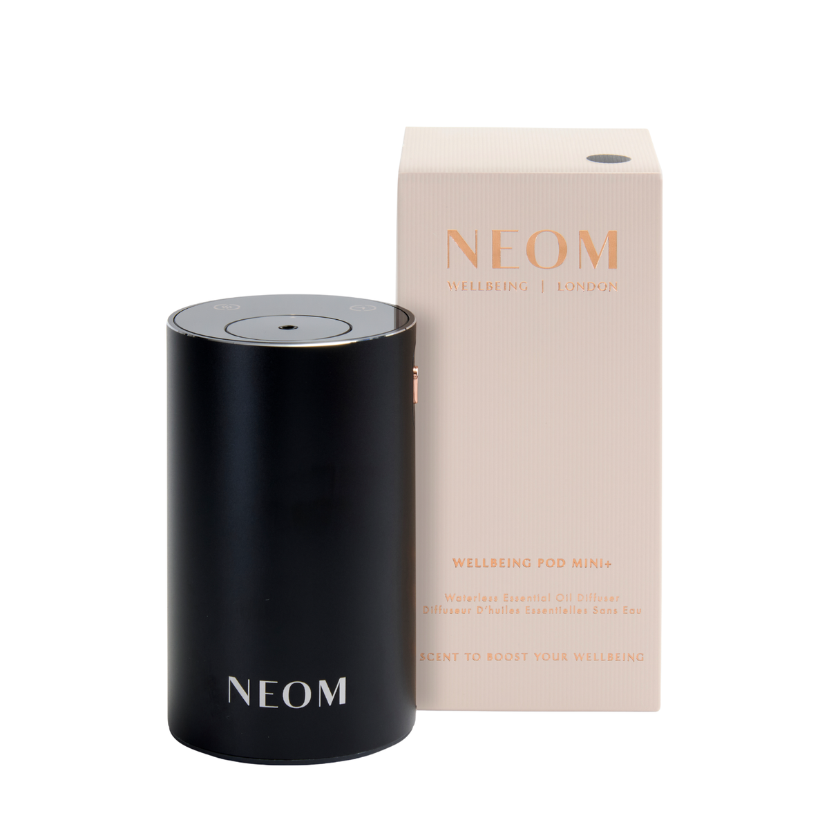 Wellbeing Pod Mini+ Black Diffuser | Spray Diffusers