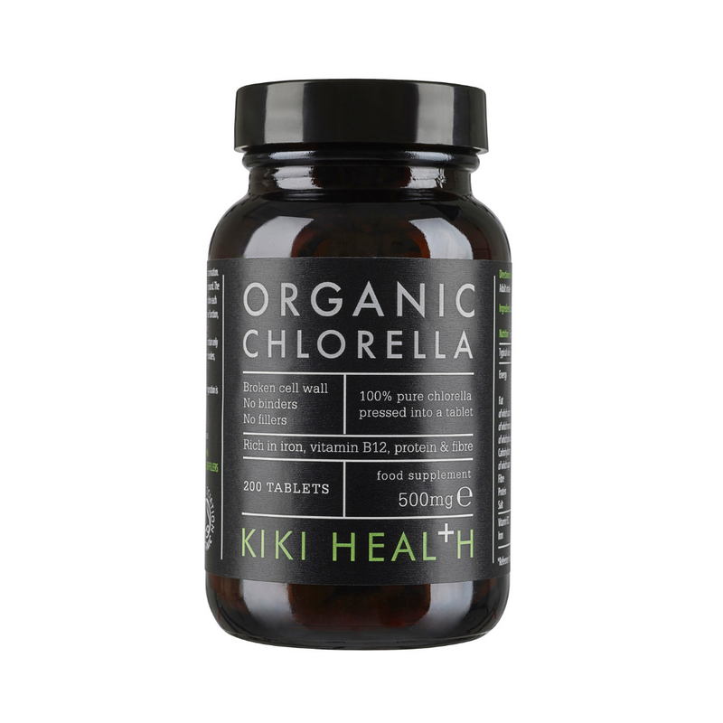Kiki Health Organic Chlorella Supplement 500mg Tablets x 200