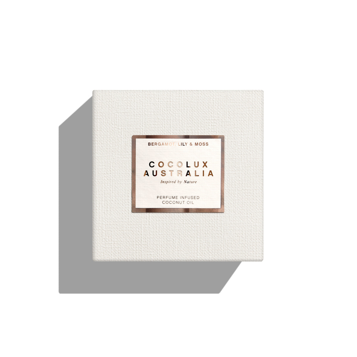 Cocolux Australia Sol Bergamot, Lily & Moss Large Copper Luxury Candle (350g) Eco-friendly, Sustainable Wax Alternative