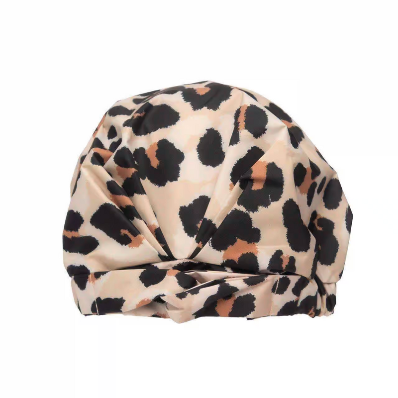 KITSCH Leopard Print Luxe Shower Cap