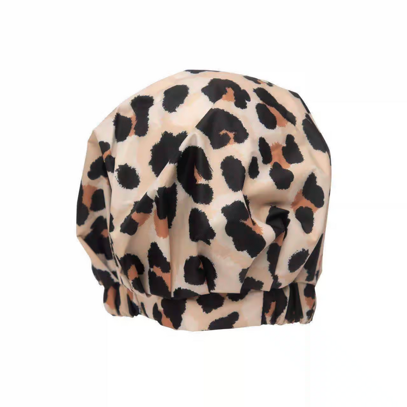KITSCH Leopard Print Luxe Shower Cap