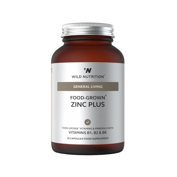 Wild Nutrition Food-Grown Zinc Plus Bespoke Living 30 Capsule Supplements